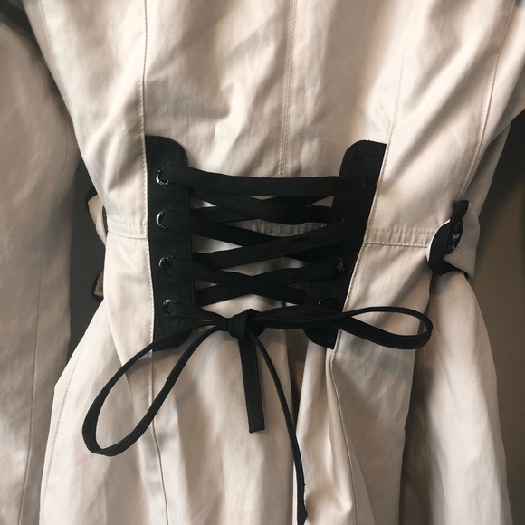 Betsey Johnson Lace-Up Back Coat - Picture 8 of 8